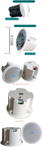Smart Speaker WIFI Ceiling Home System 2.1/5.1/7.1 Wireless Wall Series WIFI Speaker - Product Image 3