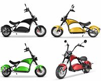 Moto électrique à deux roues de style Harley, haute performance et économique, pour la conduite hors route, équipée d'un moteur 60V 3000W