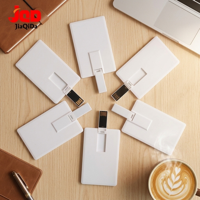 Cheap Blank Card USB Pendrive Custom LOGO Double Side Colorful Printing Credit Card Shape USB Flash Drive for Promotional Gifts