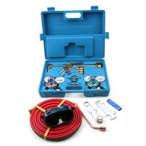 Kit Completo de Soldadura y Corte con Oxígeno, Acetileno y Propano, Set Sudamericano, Interruptor Único con Recubrimiento de Cobre, CFWELD - Product Image 2