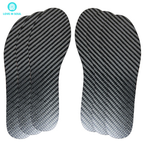 Loveinsoul sợi carbon đế cứng nhắc Chân Mỏng tấm sợi carbon Giày chèn cho nam giới phụ nữ cứng nhắc chèn cho thể thao - Product Image 4