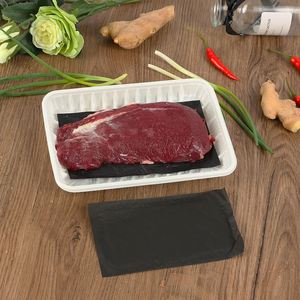 Tampon absorbant jetable pour emballage de volailles, poissons et viandes, qualité alimentaire et écologique, 7 jours, 130x80mm ou sur mesure, 40ml/pièce - Product Image 2