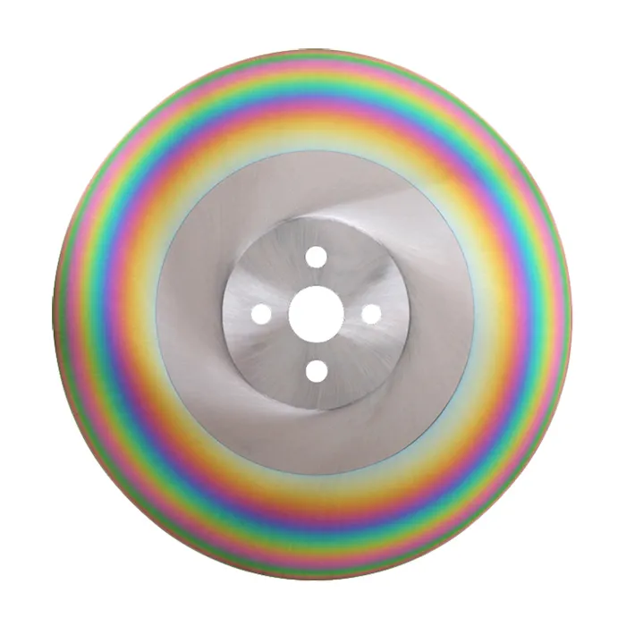 Lame de scie circulaire M42 Hss couleur arc-en-ciel