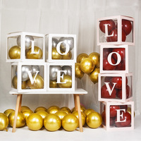 Boîtes à Ballons Populaires pour Décoration de Fête – Boîtes Transparentes Créatives pour Baby Shower – Cadeaux pour Bébé Garçon ou Fille – Vente en Gros et Personnalisation