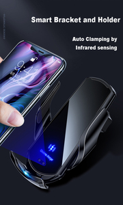 <span class=keywords><strong>Cargador</strong></span> Inalámbrico para Auto Q3 con Sujeción Automática, Carga Rápida de 15W, Salida de 10W, Puntas Magnéticas, Puerto Tipo-C, Certificación CE/FCC, Soporte para Teléfono Móvil - Product Image 5