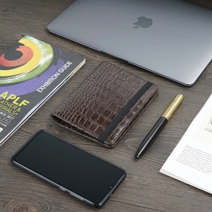 For Hot Sale US Best-selling Cork Passport Holder Crocodile Pattern Card Holder Bank Card Wallet Airline Ticket Stock - Product Image 3