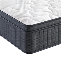 Matelas sur mesure OEM/ODM, mobilier de chambre à coucher, matelas orthopédique double de luxe, matelas hybride de taille king, compressé sous vide