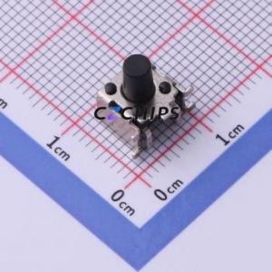 TS-1045AD-A10B2-D2 Tactile Switch SMD,6x6mm Switch Single Pole Single Throw Round Button 1.8N 7.5mm - Product Image 1