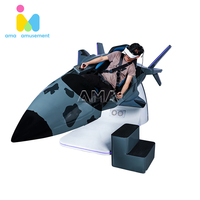 9D VR Avión Simulador de vuelo Máquina de juego Movimiento completo Experiencia de vuelo de negocios Entretenimiento de realidad virtual de 360 grados