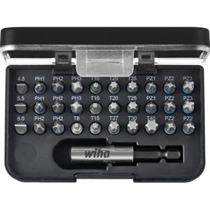 WIHA - 41127 Jeu d'embouts standard 1/4 ''en boîte avec clip de ceinture (31 pcs.) -EAN 4010995411275 INSERTS POUR VISSER LES EMBOUTS DE VISSAGE - Product Image 2