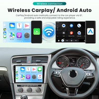 Autoradio Android Podofo 10 pouces pour Volkswagen Golf7 2013-2018, Carplay/Android Auto sans fil, 2+64G WiFi GPS, fournisseur OEM/ODM