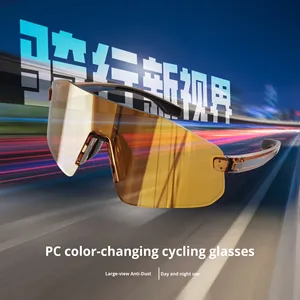 OME logonew trong kho UV400 xe đạp leo núi cưỡi màu thay đổi TR90 khung Unisex Thể Thao Kính mát chuyên nghiệp chạy - Product Image 3