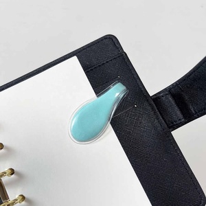 Marque-page magnétique Hongbo en cuir lisse 23 couleurs le plus vendu comme coffret cadeau de papeterie pour la budgétisation/organisation - Product Image 5