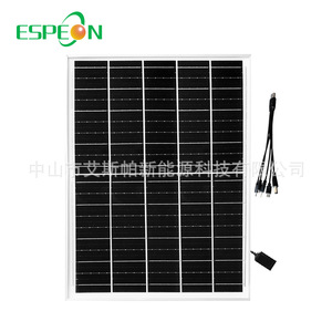 แผงโซลาร์เซลล์โพลีคริสตัลไลน์ Espeon 20W 6V พร้อมระบบป้องกันแรงดันไฟฟ้าสำหรับการชาร์จโทรศัพท์มือถือ - Product Image 4
