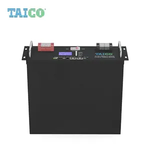 Taico 51.2V 100ah Lithium Ion Batterij 48V 100Ah 5kw 6kw 10kw Solar Systemen 48V 100ah Lifepo4 Batterij pack