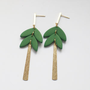 2025 New <strong>Fashion</strong> Leaf Earrings for Women Girls Simple Trendy Geometry Leaf Dangle Earring Earrings Jewelry <strong>Accessory</strong> - Product Image 5