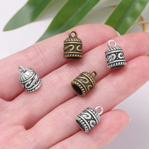 Zinc Alloy <b>Weight</b> Cap Antique Silver Plated <b>Small</b> DIY Jewelry Findings Bracelet Pendant Accessory - Product Image 2