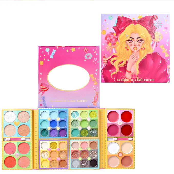 Палитра теней для век Ins, водостойкая макияжная Палитра макияжа Amazon