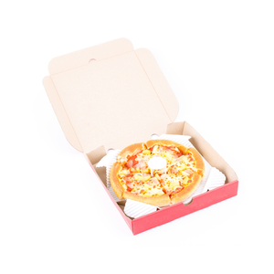 Boîte à pizza personnalisée de qualité alimentaire, emballage en carton ondulé recyclé, logo personnalisé, design couleur, vente en gros, usine - Product Image 3