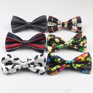 2019 de los hombres corbata de lazo de alta calidad Flexible pajarita suave corbata suave mate mariposa patrón decorativo de Color sólido lazos - Product Image 2