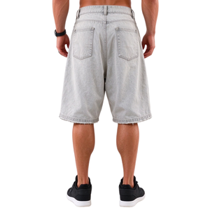 Pantalones Cargo de Mezclilla Tejida Transpirable y Ecológica, Estilo Urbano, Personalizados, Vintage, Desgastados, de Cintura Alta, Holgados, para Hombre, Verano - Product Image 3