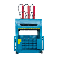 Compacteur vertical de déchets de qualité commerciale à double vérin hydraulique pour ferraille, plastique, bouteilles et carton