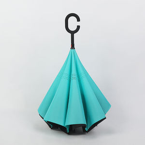 Parapluie intelligent pour voiture, appareil coupe-vent, double couche, avec poignée en forme de <span class=keywords><strong>C</strong></span>, design personnalisé, vente en gros - Product Image 5