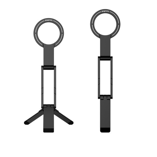Travel-Friendly Multiple Use Magnetic Portable Foldable Pocket Adjustable Mobile Phone Holder Tripod Stand