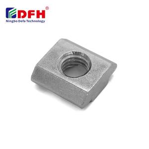 M4 M5 M6 M8 prodotti in acciaio Hardware con Slot elettrolitico 8 T dadi placcati in zinco senza smusso metrico certificato - Product Image 1