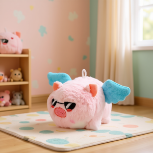 Peluche Maialino Tremolino de 11 cm con cola móvil para niños mayores de 3 años - Product Image 1