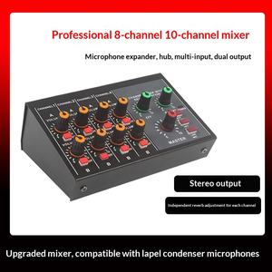 Consola Mezcladora de Línea de Micrófono de 8 Canales Diseñada para Enseñanza en el Aula, Sistema de PA Escolar, Sala de Capacitación, Distribución de Audio - Product Image 4