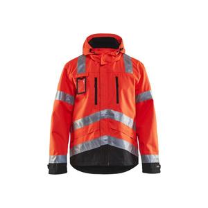 BLAKLADER - 483719775599XL Chaqueta impermeable Hi-Vis Rojo/Negro-EAN 7330509374566 ROPA DE TRABAJO DE LA HI-VIS - Product Image 1