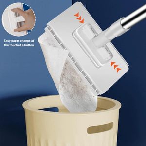 Automatic Durable Mini Rotary Flat <strong>Mop</strong> with Swivel Handle Microfiber <strong>Mop</strong> Head Stainless Steel for Mopping <strong>Floors</strong> Made in China - Product Image 5