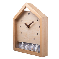 Horloge personnalisée en bois, design de dessin animé mignon, décoration de chambre, cadeau pour enfants