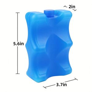 Portable Breastmilk Ice Pack HDPE Insulated 350ml Reusable Eco-Friendly for Breast <b>Pump</b> Bags & Lunch Containers - Product Image 2