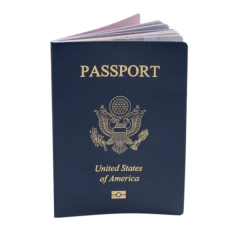 Wholesale Custom Passport Toys Logo Printing Notebook For Kids