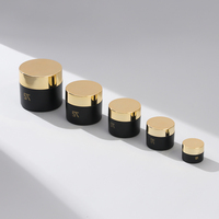 Pot cosmétique de luxe vide en plastique avec couvercle à vis 5g/15g/30g/50g/100g