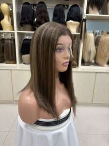 Wholesale Chinese Hair HD <b>Lace</b> Front Wigs Virgin Pre Plucked Natural Hairline Glueless Transparent <b>Lace</b> Breathable <b>Elastic</b> Small - Product Image 2