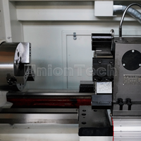 Tour CNC CK6140 de haute précision, 8 stations, mandrin hydraulique, 200 mm, FANUC, à banc incliné, horizontal, simple