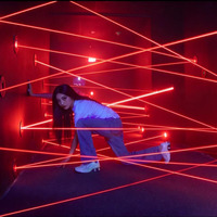 Jeu interactif de danse sur piste LED 3D en intérieur, défi labyrinthe, jeu de lumière laser verte, divertissement