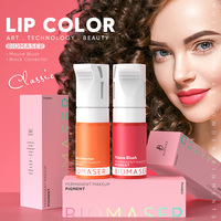 Pigment en poudre Biomaser 6ml, best-seller 2026, encre PMU organique pour sourcils, lèvres, eye-liner, microblading, maquillage permanent