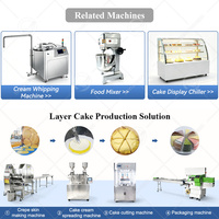 Machine à décorer les gâteaux OCEAN, machine à saupoudrer, machine à étaler la crème pour gâteaux Mille Crêpes, machine à décorer la crème pour gâteaux
