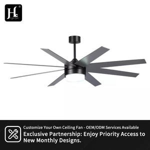 Modern LED <b>Ceiling</b> <b>Fan</b> <b>with</b> 8 Plywood Blades and 6 Speed <b>Remote</b> <b>Control</b> Noiseless DC Motor for Living Room - Product Image 6