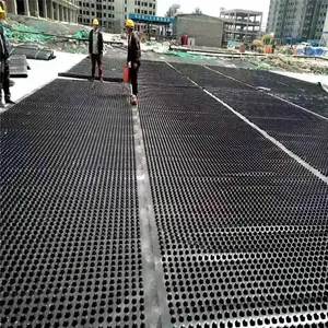 Không thấm nước Dimple màng cống Mat tấm nhựa HDPE thoát nước Hội Đồng Quản trị di động cho xây dựng