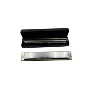 Boîte de <span class=keywords><strong>harpe</strong></span> d'orgue à <span class=keywords><strong>bouche</strong></span> d'harmonica diatonique professionnel à 24 trous avec coupe dorée JH024 plastique ABS cuivre argent résine - Product Image 4
