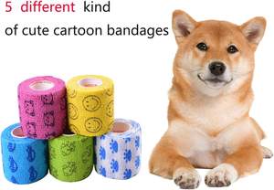 Hot Selling Veterinaire Tape Wrap Gewond Ehbo Kat Hond Paard Andere Dierlijke Lijm Huisdier Chirurgische <span class=keywords><strong>Bandage</strong></span> - Product Image 3