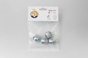 Dadi per alette ruota M14x1.5, confezione da 20 dadi per alette aperte 14x1.5 <span class=keywords><strong>3</strong></span>/4 "(19mm) esagonali 0.83''(21mm) altezza sede conica dado per alette ruota con finitura in zinco - Product Image 2