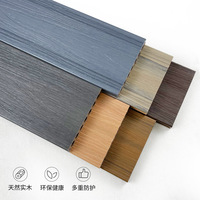 Planche composite résistante aux intempéries, protégée contre les UV, à faible entretien, pour balcon de villa, cour, terrasse, planche de terrasse en WPC
