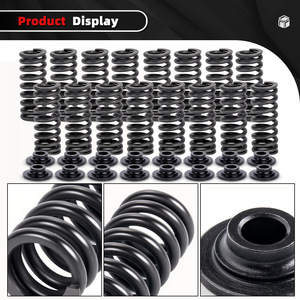 Kit de resortes de válvulas de motor 1131 para Honda Civic D16 D16Y8 D16Z6, admisión y escape, acero negro, piezas de repuesto - Product Image 3