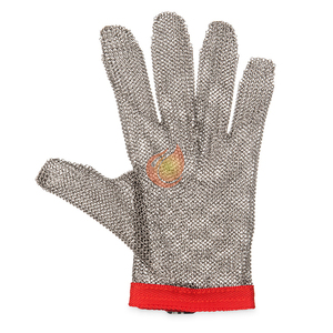 Gants en <span class=keywords><strong>maille</strong></span> métallique en acier inoxydable 304, gants <span class=keywords><strong>de</strong></span> boucher en chaîne, mitaines <span class=keywords><strong>de</strong></span> protection, gants <span class=keywords><strong>de</strong></span> sécurité résistants aux coupures en treillis métallique - Product Image 4